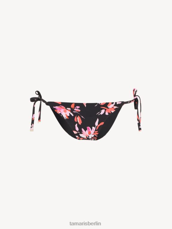 de Tamaris Frauen Bikini-Slip – schwarz/rosa Blumen-Aop 0LHV42445 Kleidung