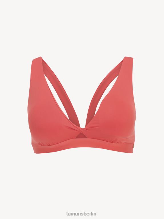 de Tamaris Frauen Bikinioberteil – Rot/Tiefseekoralle 0LHV42588 Kleidung