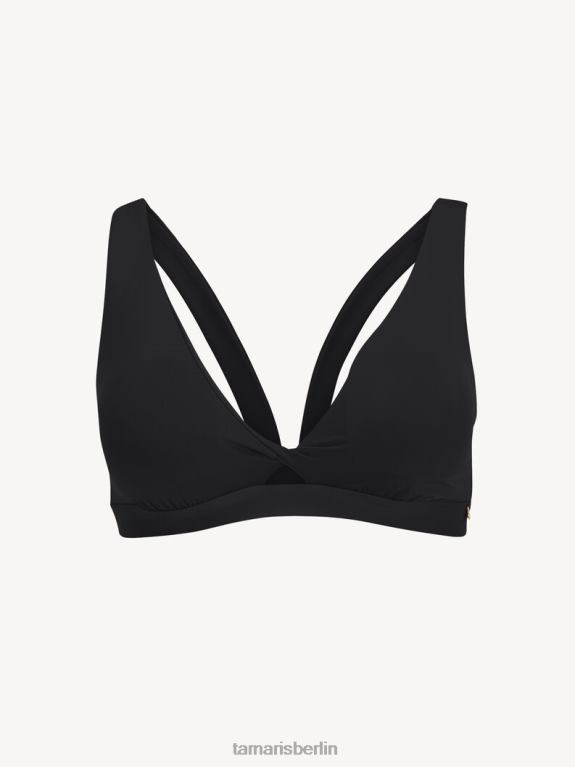 de Tamaris Frauen Bikinioberteil - Schwarz/Black Beauty 0LHV42582 Kleidung