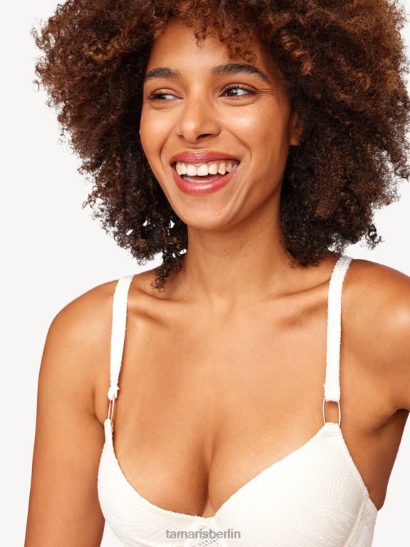 de Tamaris Frauen Bikinioberteil – Weiß/Kokosmilch 0LHV42539 Kleidung