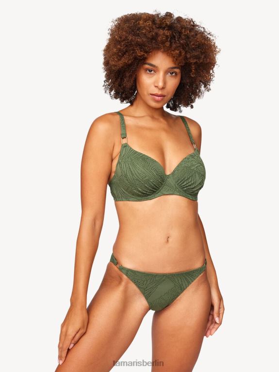 de Tamaris Frauen Bikinioberteil – grün/bronzegrün 0LHV42580 Kleidung