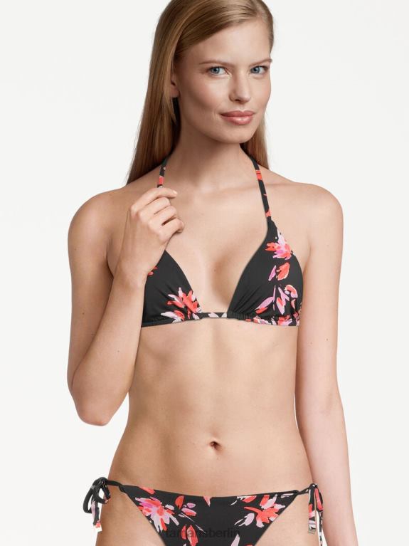 de Tamaris Frauen Bikinioberteil – schwarz/rosa Blumen-Aop 0LHV42363 Kleidung