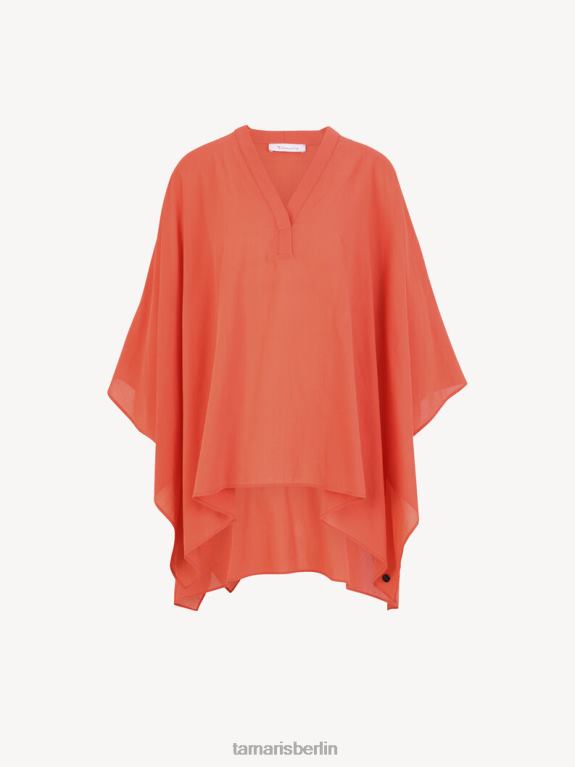 de Tamaris Frauen Bluse - Orange/Tiefseekoralle 0LHV42590 Kleidung