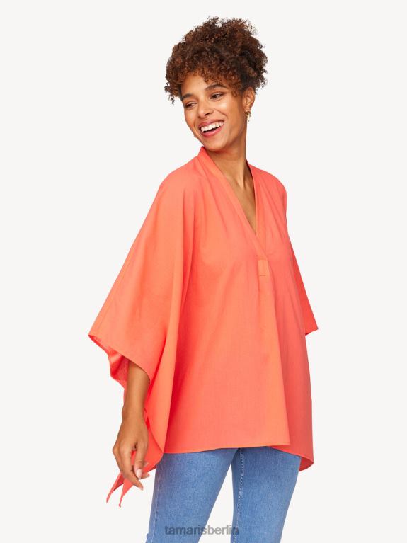 de Tamaris Frauen Bluse - Orange/Tiefseekoralle 0LHV42590 Kleidung