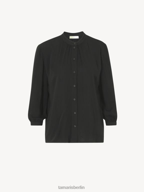 de Tamaris Frauen Bluse - Schwarz/Black Beauty 0LHV42509 Kleidung