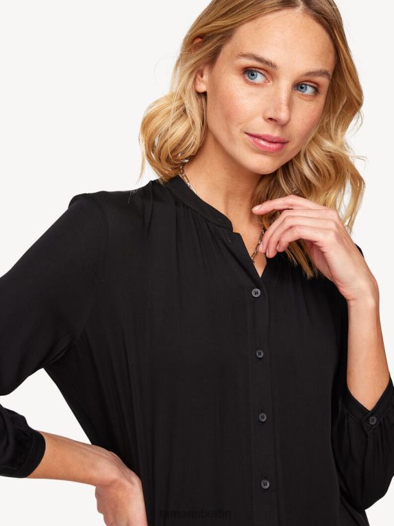 de Tamaris Frauen Bluse - Schwarz/Black Beauty 0LHV42509 Kleidung