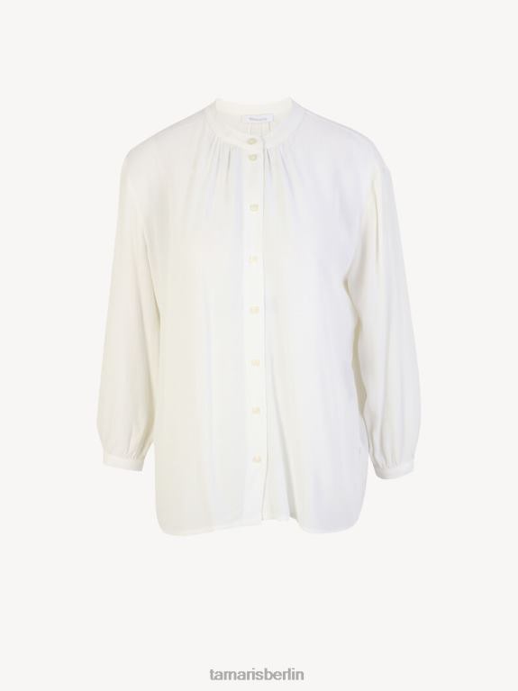 de Tamaris Frauen Boho-Bluse - weiß/hellweiß 0LHV42436 Kleidung