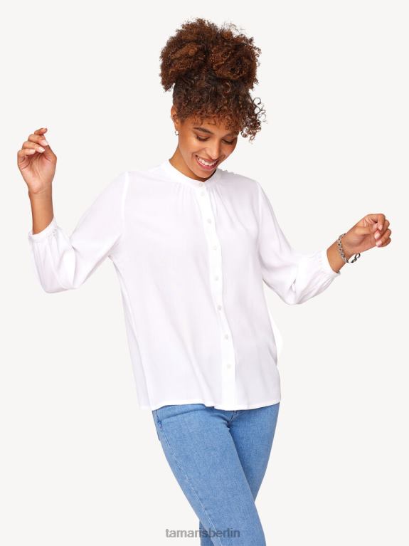 de Tamaris Frauen Boho-Bluse - weiß/hellweiß 0LHV42436 Kleidung