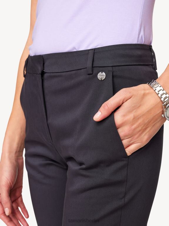 de Tamaris Frauen Hose - Schwarz/Black Beauty 0LHV42405 Kleidung