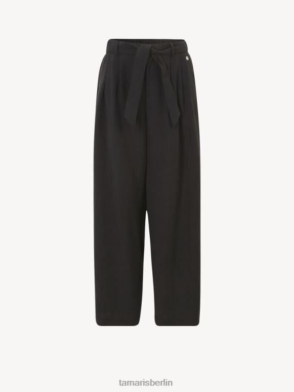 de Tamaris Frauen Hose - Schwarz/Black Beauty 0LHV42487 Kleidung