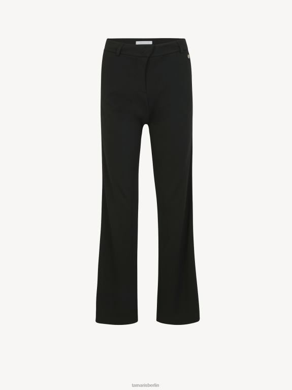 de Tamaris Frauen Hose - Schwarz/Black Beauty 0LHV42523 Kleidung