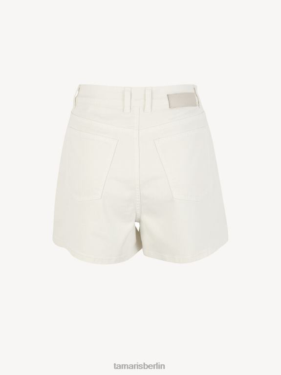 de Tamaris Frauen Jeansshorts – Beige/Papyrus 0LHV42364 Kleidung
