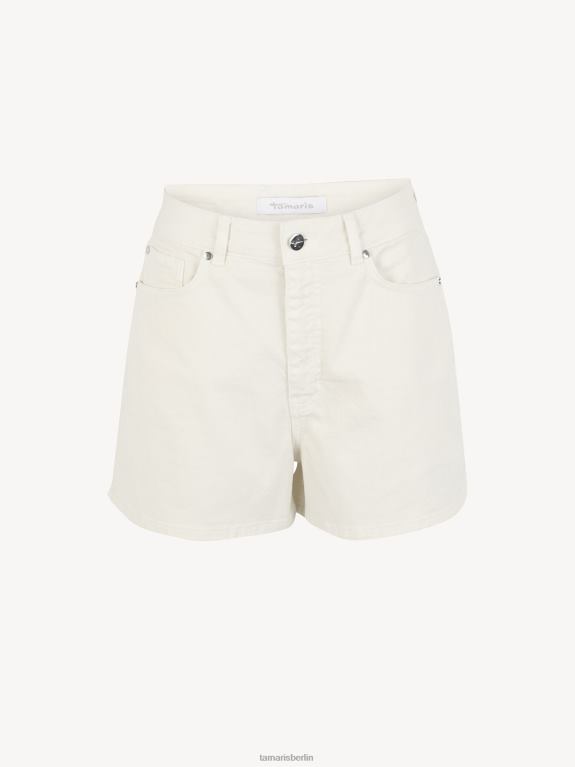 de Tamaris Frauen Jeansshorts – Beige/Papyrus 0LHV42364 Kleidung