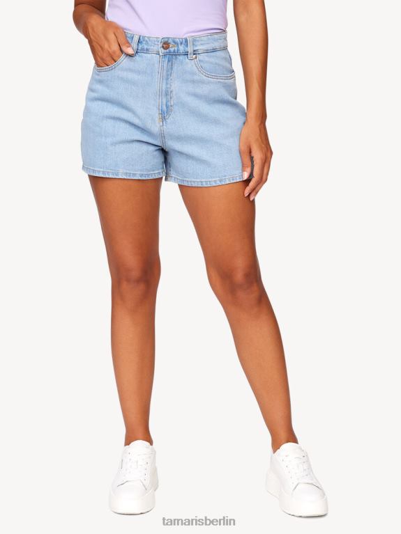 de Tamaris Frauen Jeansshorts – blau/hellblauer Denim 0LHV42362 Kleidung