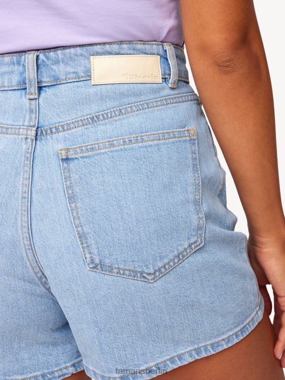 de Tamaris Frauen Jeansshorts – blau/hellblauer Denim 0LHV42362 Kleidung