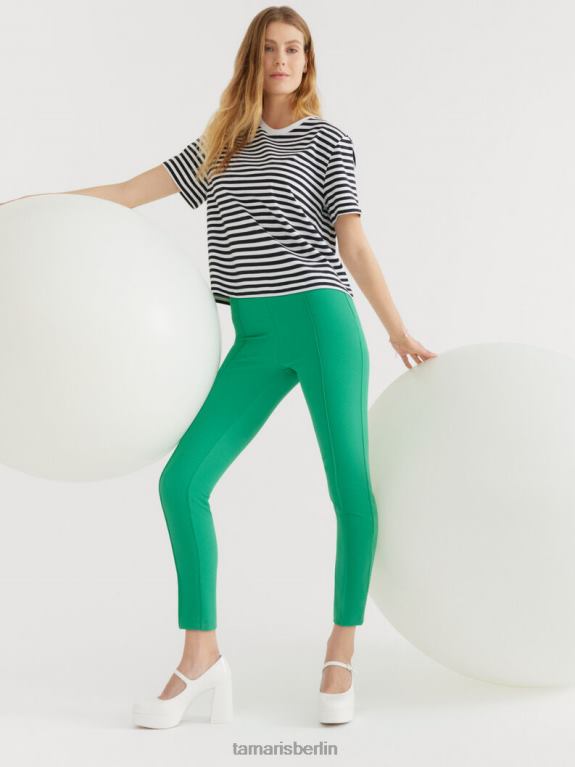 de Tamaris Frauen Leggings – Grün/Jelly Bean 0LHV42503 Kleidung