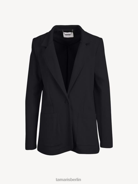 de Tamaris Frauen Blazer - Schwarz/Black Beauty 0LHV42514 Kleidung
