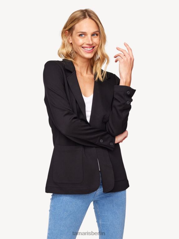 de Tamaris Frauen Blazer - Schwarz/Black Beauty 0LHV42514 Kleidung