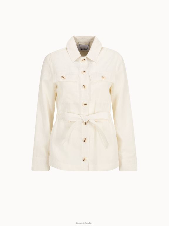 de Tamaris Frauen Jacke - Beige/Papyrus 0LHV42389 Kleidung