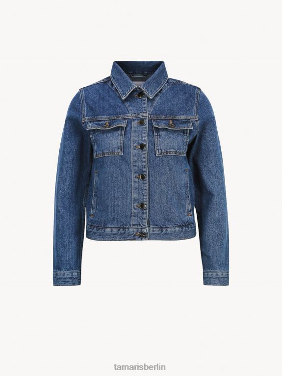 de Tamaris Frauen Jacke – Blau/Mittelblauer Denim 0LHV42496 Kleidung