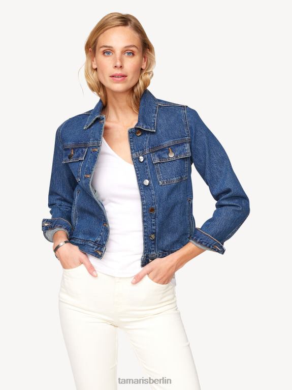 de Tamaris Frauen Jacke – Blau/Mittelblauer Denim 0LHV42496 Kleidung