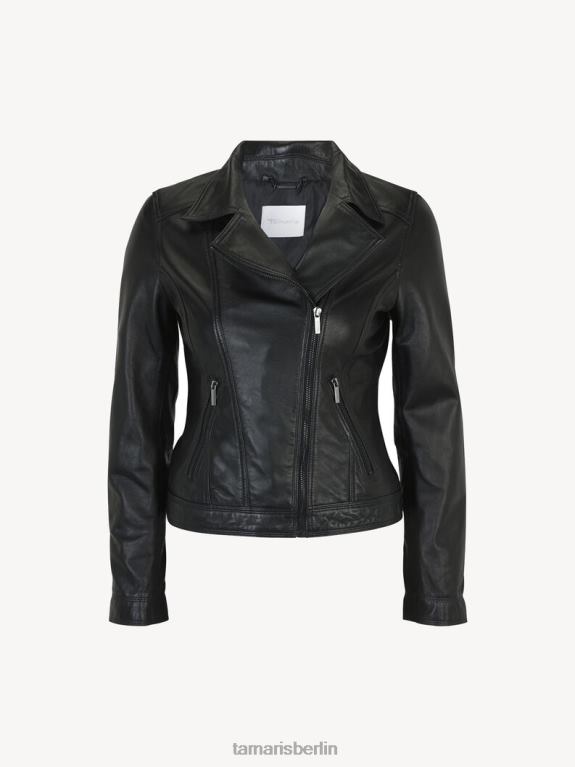 de Tamaris Frauen Jacke - Schwarz/Black Beauty 0LHV42386 Kleidung