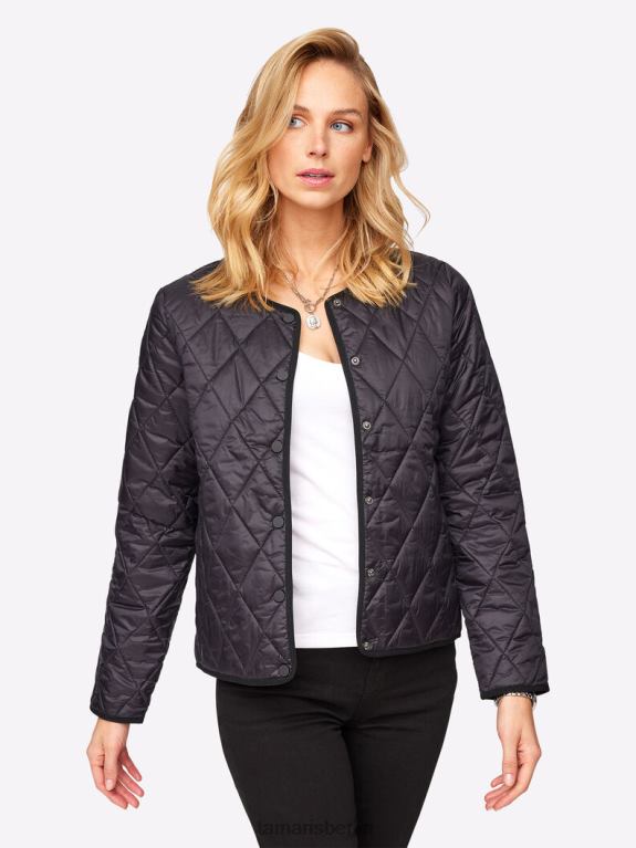 de Tamaris Frauen Jacke - Schwarz/Black Beauty 0LHV42508 Kleidung