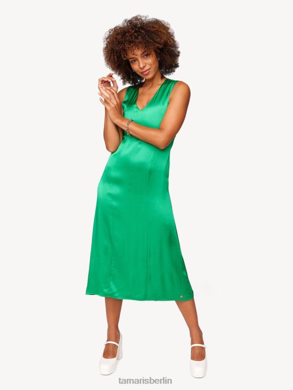 de Tamaris Frauen Kleid - Grün/Jelly Bean 0LHV42512 Kleidung