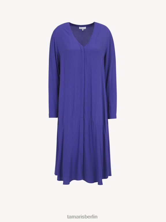 de Tamaris Frauen Kleid - Lila/Tiefblau 0LHV42398 Kleidung