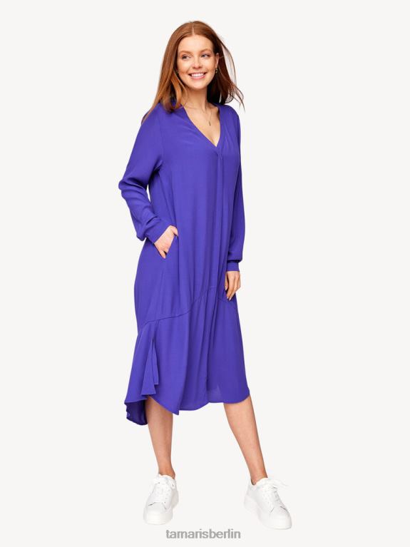 de Tamaris Frauen Kleid - Lila/Tiefblau 0LHV42398 Kleidung