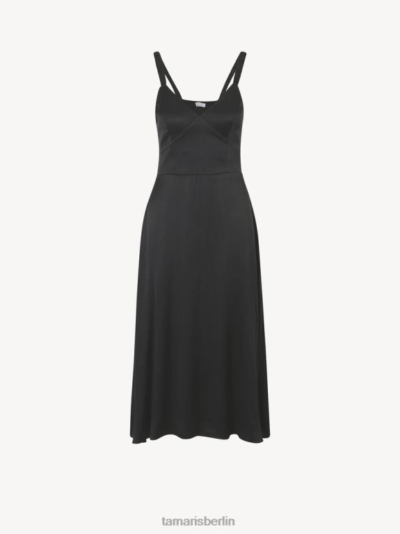 de Tamaris Frauen Kleid - Schwarz/Schwarze Schönheit 0LHV42381 Kleidung