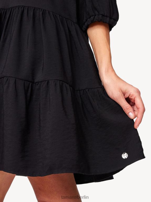 de Tamaris Frauen Kleid - Schwarz/Schwarze Schönheit 0LHV42462 Kleidung