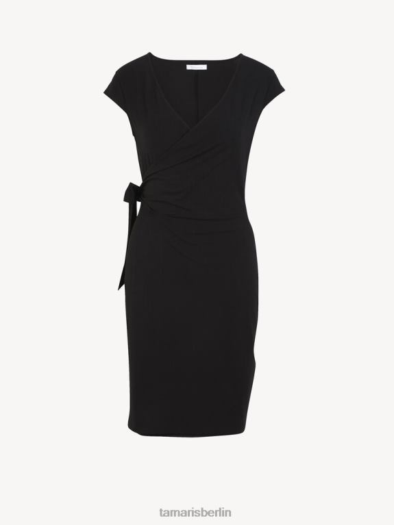 de Tamaris Frauen Kleid - Schwarz/Schwarze Schönheit 0LHV42567 Kleidung