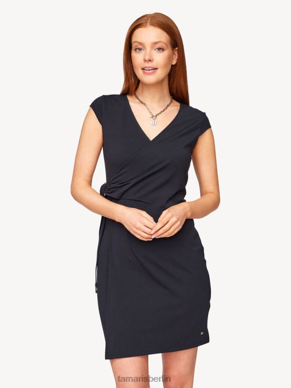 de Tamaris Frauen Kleid - Schwarz/Schwarze Schönheit 0LHV42567 Kleidung