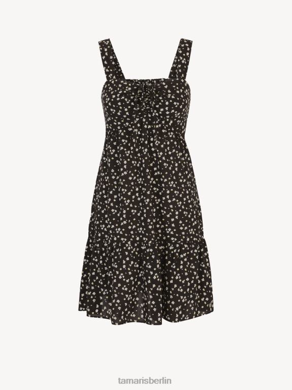 de Tamaris Frauen Kleid - black/black beauty flower aop 0LHV42368 Kleidung
