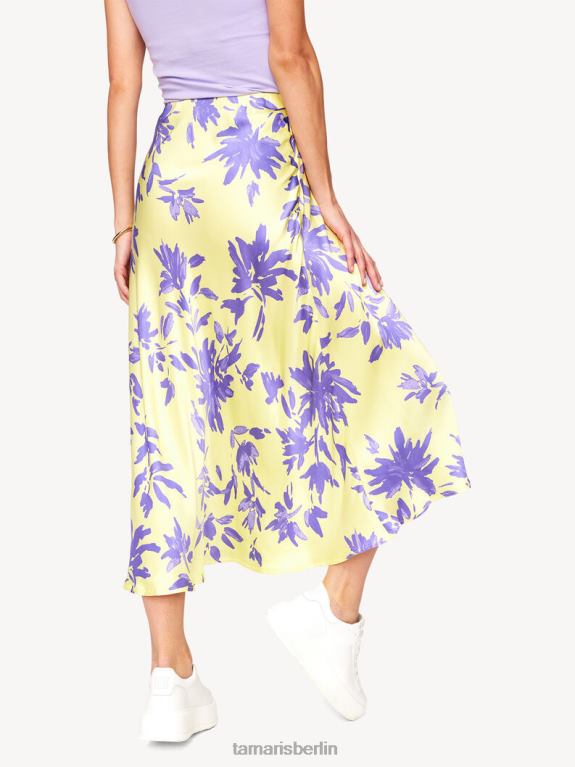 de Tamaris Frauen Rock – Gelb/Limelight Flower AOP 0LHV42522 Kleidung