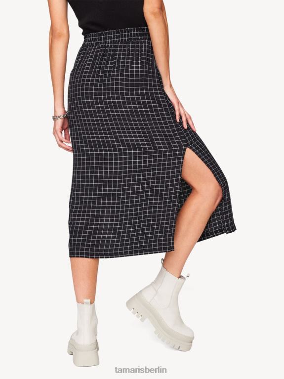 de Tamaris Frauen Rock - Schwarz/Schwarz Beauty Check 0LHV42392 Kleidung