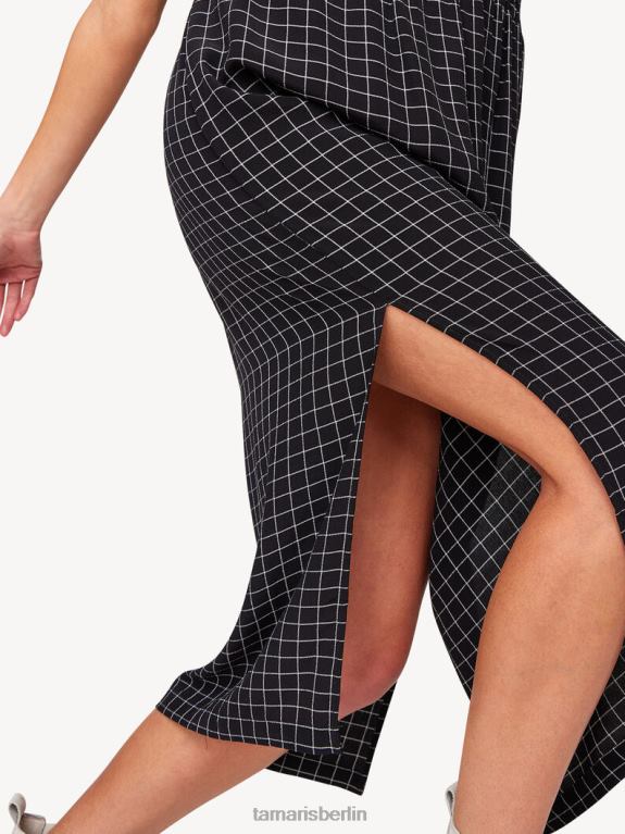 de Tamaris Frauen Rock - Schwarz/Schwarz Beauty Check 0LHV42392 Kleidung