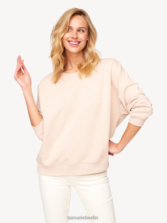 de Tamaris Frauen Sweatshirt - Beige/Mondlicht 0LHV42391 Kleidung
