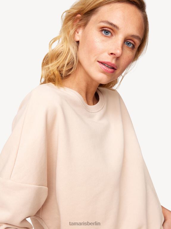 de Tamaris Frauen Sweatshirt - Beige/Mondlicht 0LHV42391 Kleidung