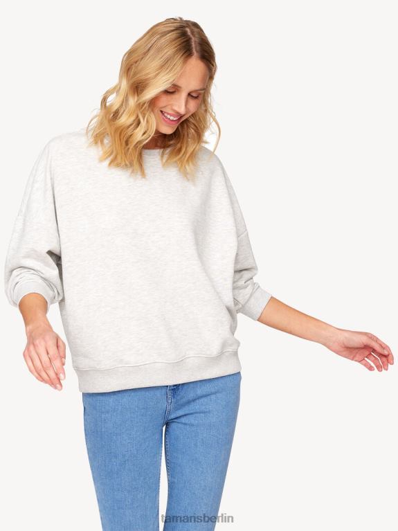 de Tamaris Frauen Sweatshirt - Grau/Hellgrau Melange 0LHV42424 Kleidung