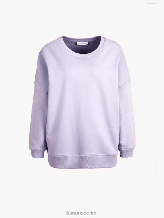 de Tamaris Frauen Sweatshirt - Lila/Lavendel 0LHV42387 Kleidung