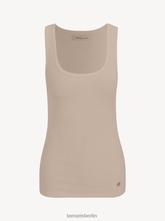 de Tamaris Frauen Oberteil - Beige/Mondlicht 0LHV42498 Kleidung