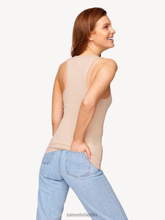 de Tamaris Frauen Oberteil - Beige/Mondlicht 0LHV42498 Kleidung