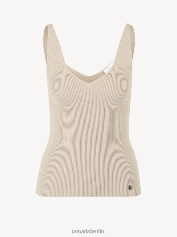 de Tamaris Frauen Oberteil - Beige/Mondlicht 0LHV42513 Kleidung