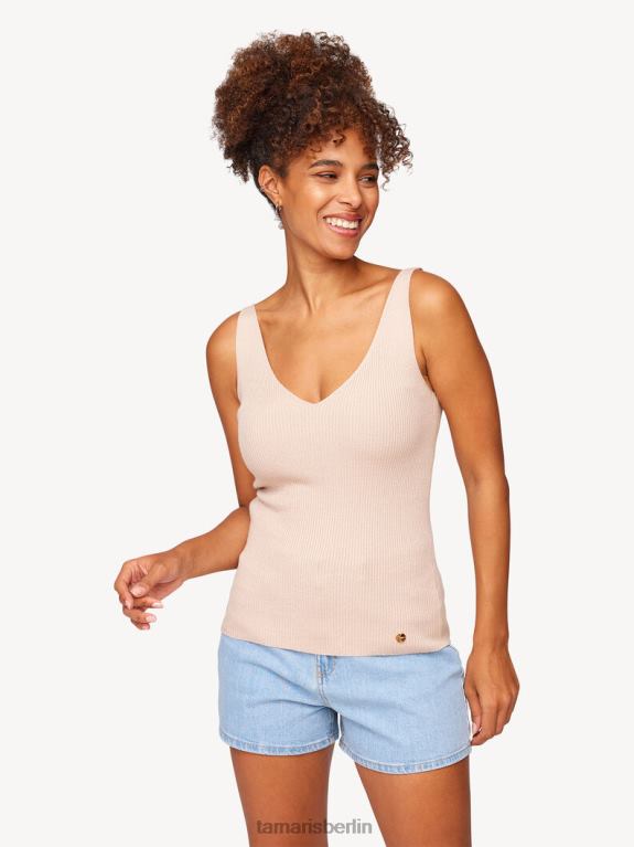 de Tamaris Frauen Oberteil - Beige/Mondlicht 0LHV42513 Kleidung