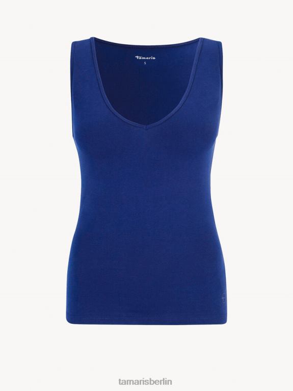 de Tamaris Frauen Oberteil - Blau/Mittelalterblau 0LHV42472 Kleidung