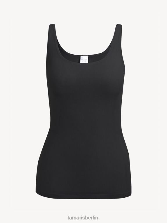 de Tamaris Frauen Oberteil - Schwarz/Tiefschwarz 0LHV42403 Kleidung