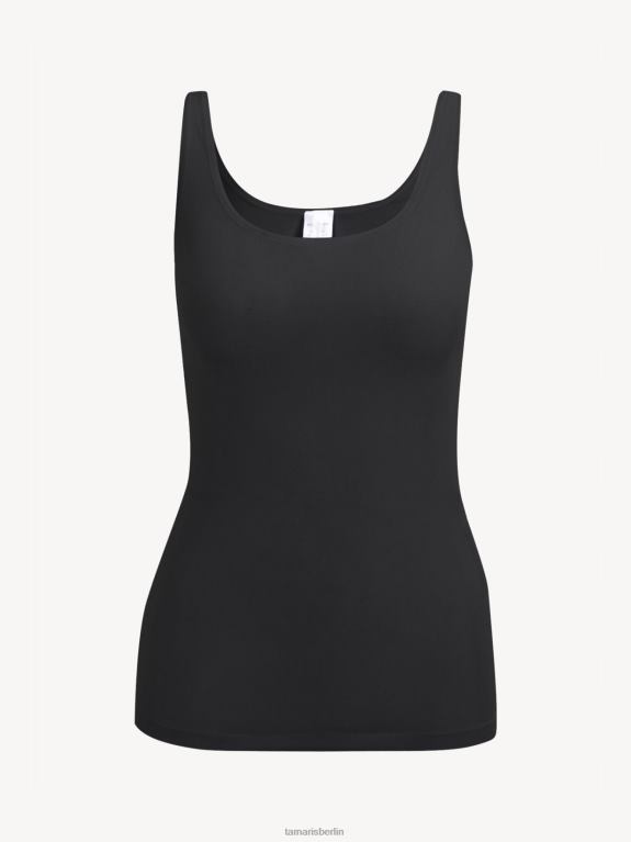 de Tamaris Frauen Oberteil - Schwarz/Tiefschwarz 0LHV42403 Kleidung