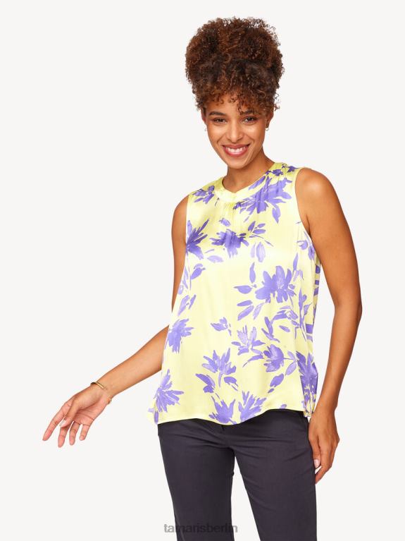 de Tamaris Frauen Oberteil – gelbe/limelight-Blume aop 0LHV42469 Kleidung